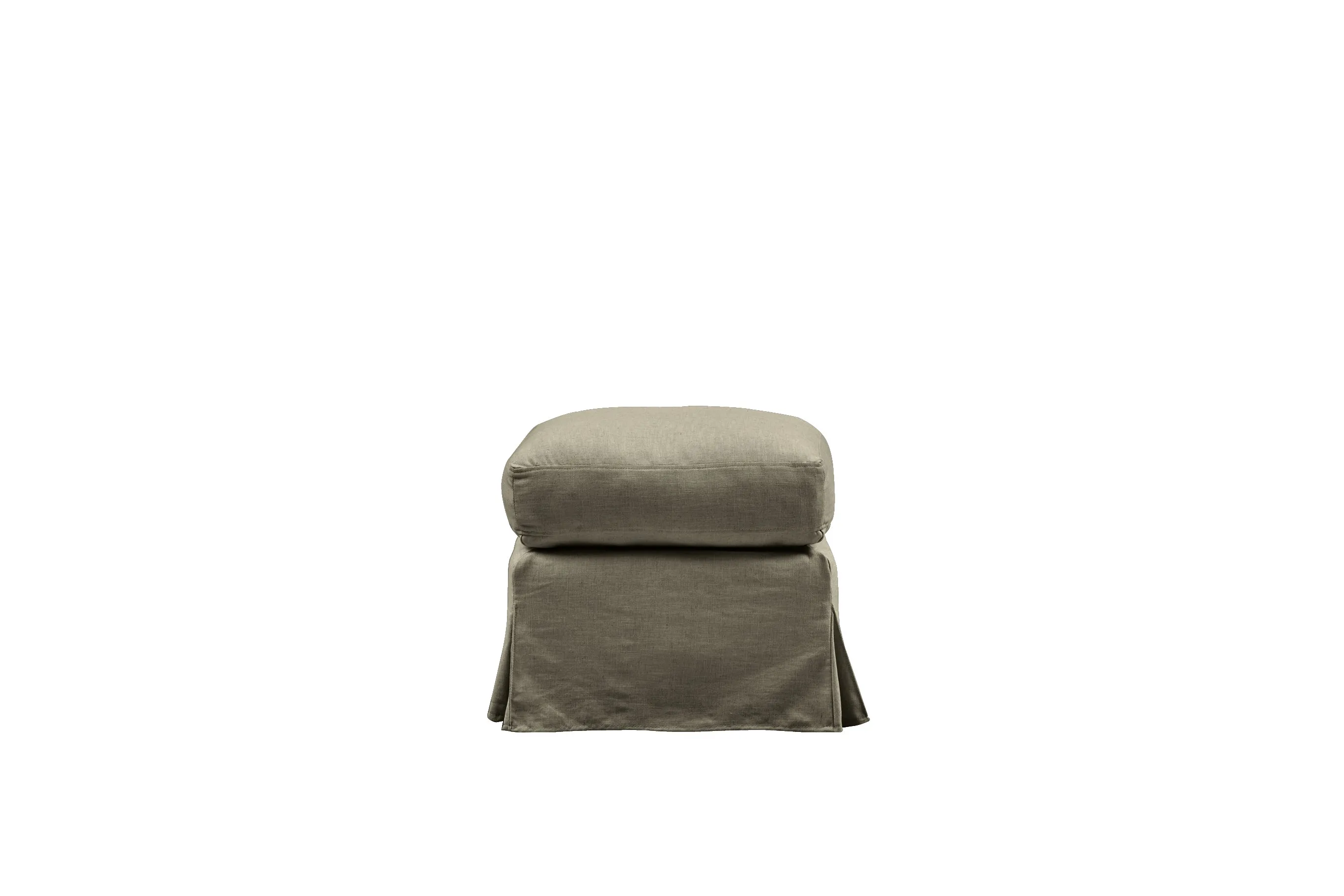 Kate | Footstool Extra Loose Cover | Capri Lichen