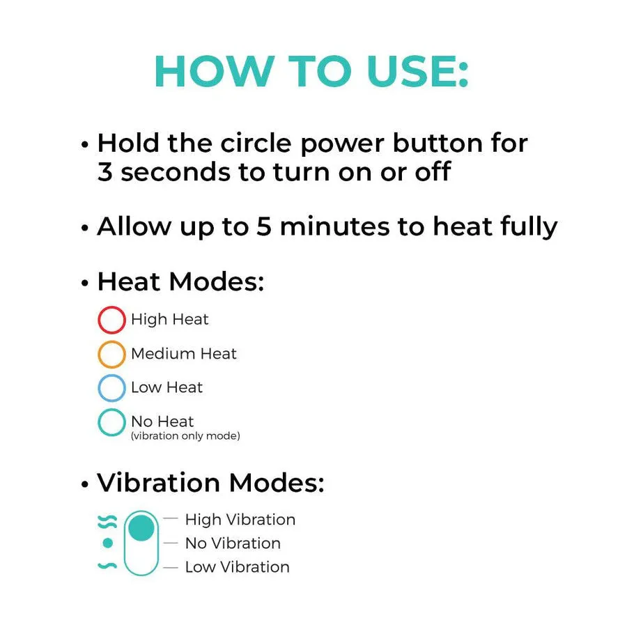 Lavie Warming Lactation Massager - Teal