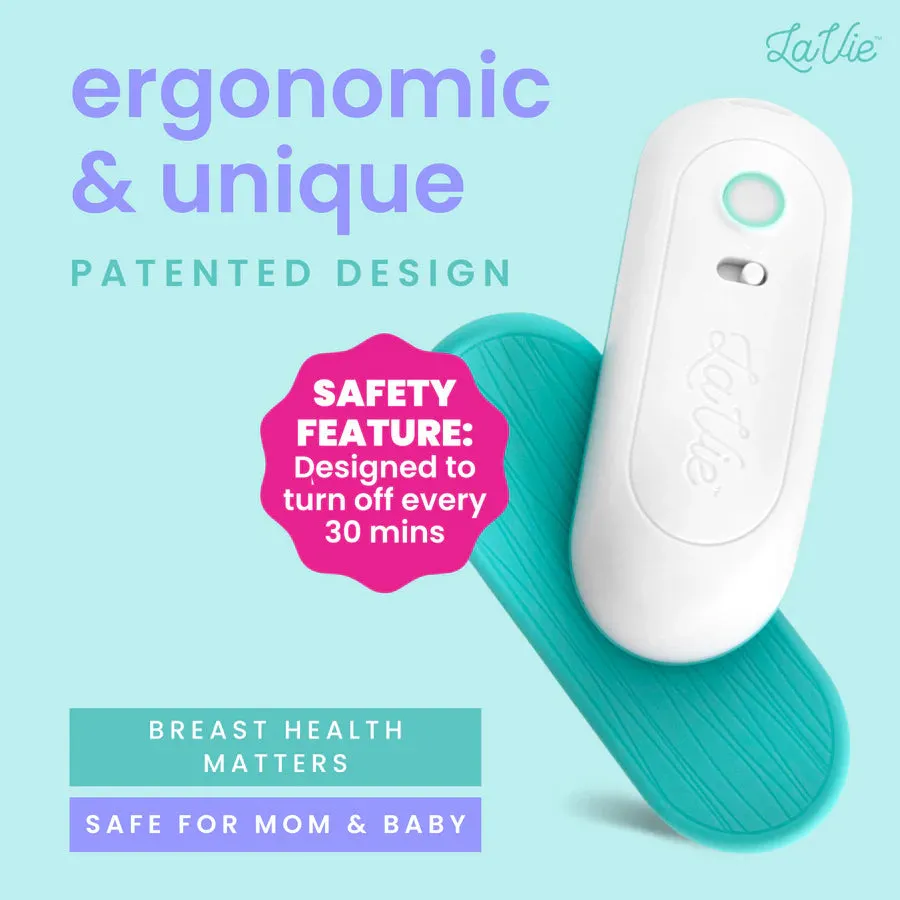 Lavie Warming Lactation Massager - Teal