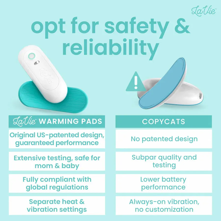Lavie Warming Lactation Massager - Teal