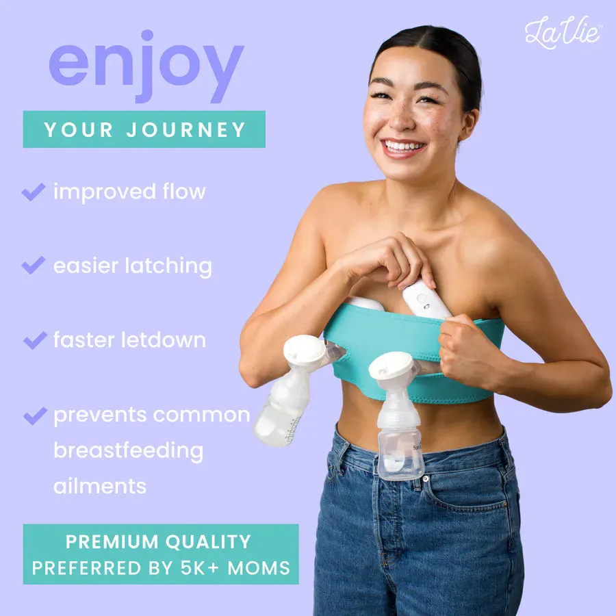 Lavie Warming Lactation Massager - Teal