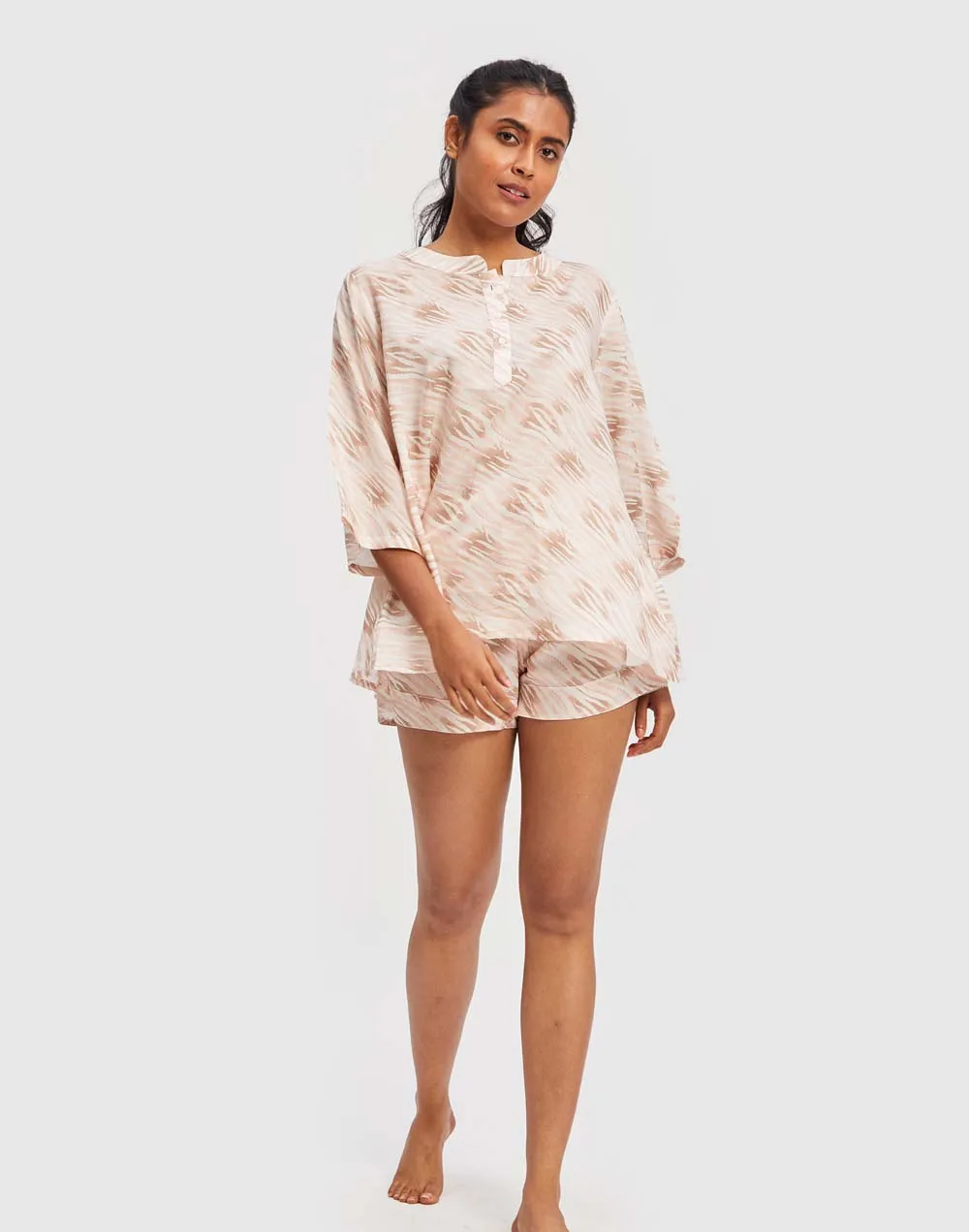 Laze and Unwind Pajama Shorts Set