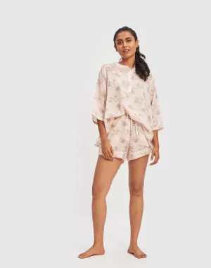 Laze and Unwind Pajama Shorts Set
