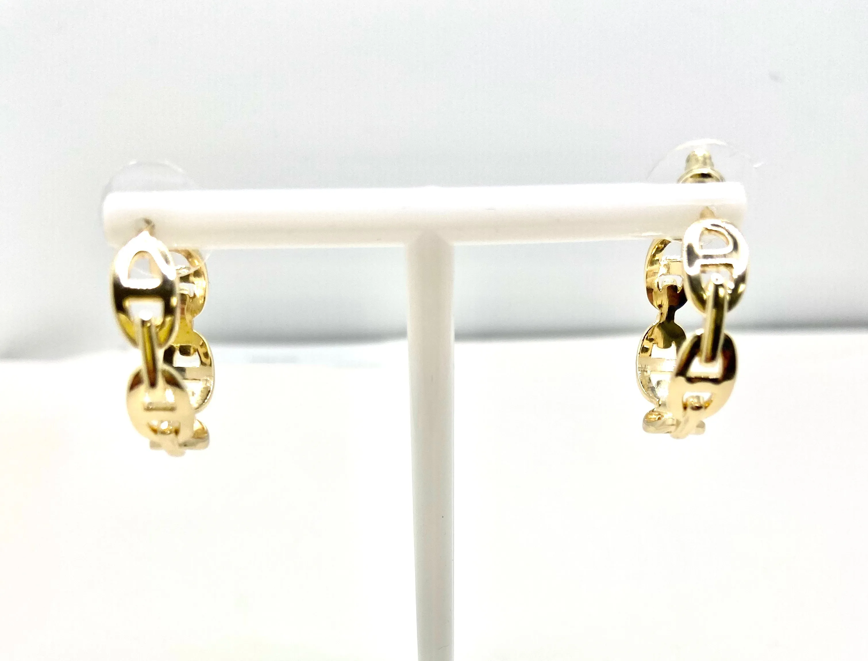 Link Half Hoop Earring