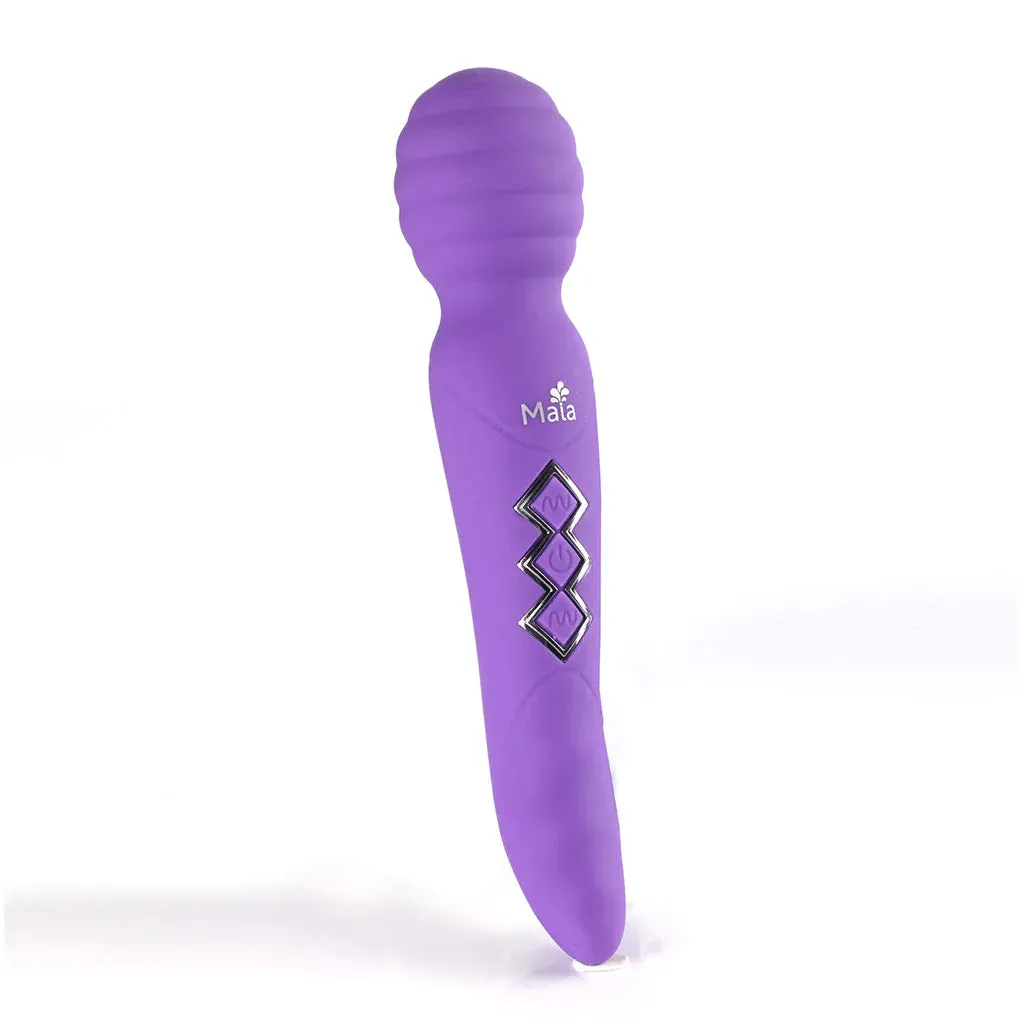 Maia Zoe Dual-Ended Vibrator - Wand and G-Spot Vibe