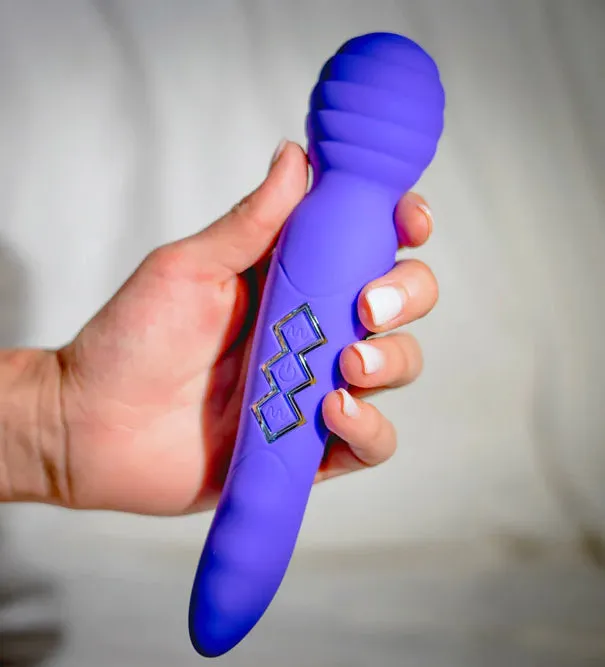 Maia Zoe Dual-Ended Vibrator - Wand and G-Spot Vibe