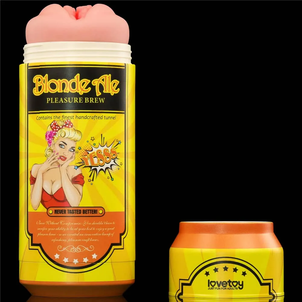 Male Masturbator Pocket Pussy Pleasure Brew -Cream Ale