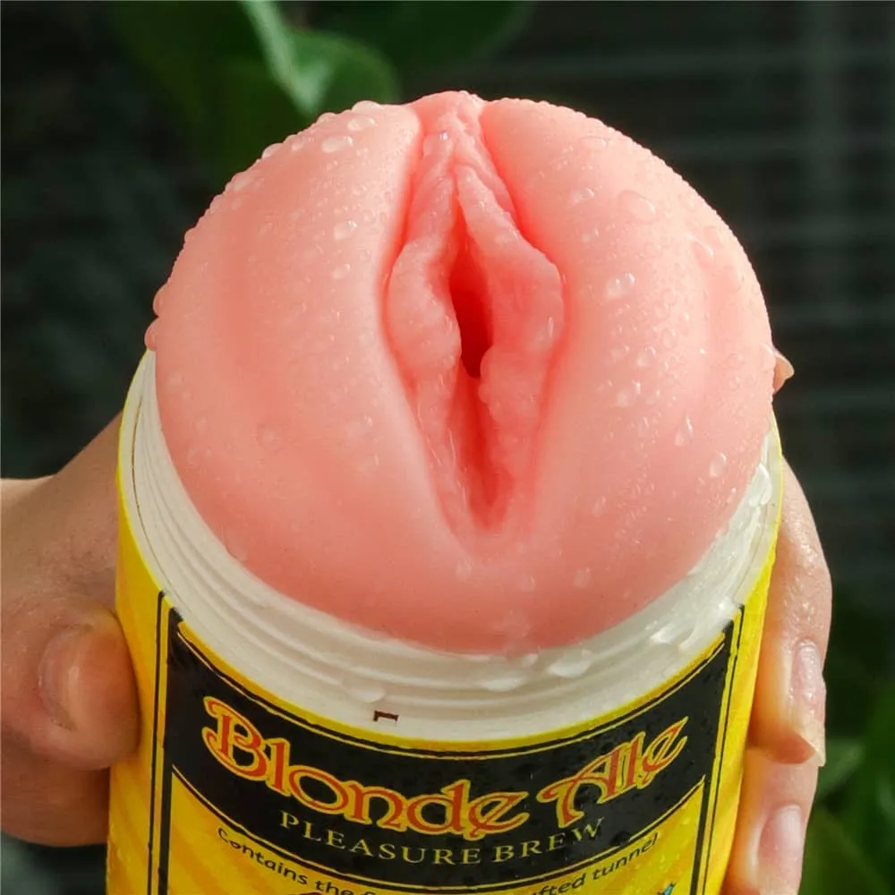 Male Masturbator Pocket Pussy Pleasure Brew -Cream Ale