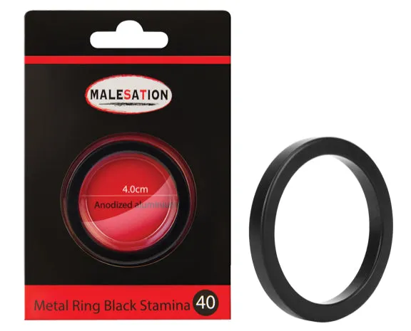 MALESATION METAL BLACK STAMINA
