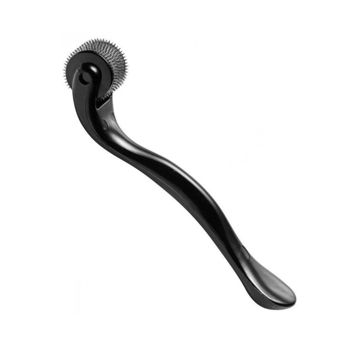 Master Series Prick 9 Row Spiked Pinwheel Black