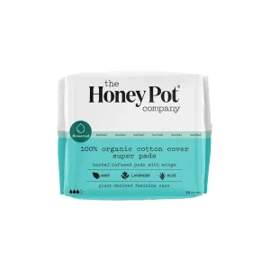 Organic Cotton Cover Super Pads with Wings
