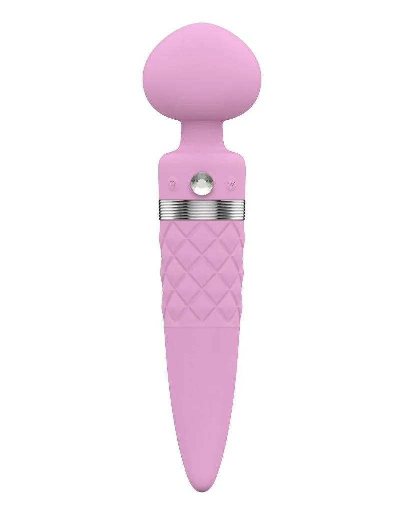 Pillow Talk Sultry Dual Ended Warming Massager Pink