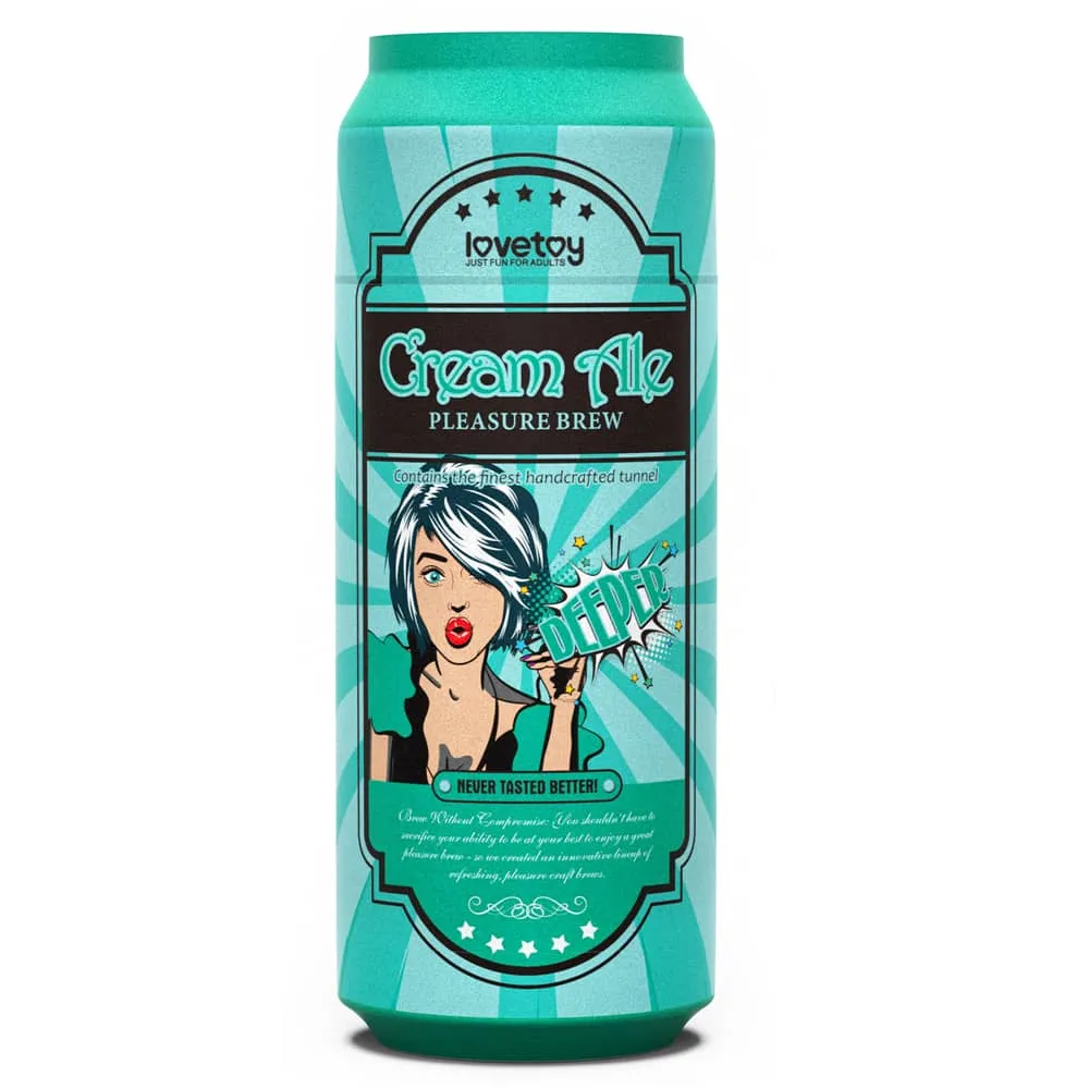 Pleasure Brew Masturbator Pocket Pussy -Cream Ale