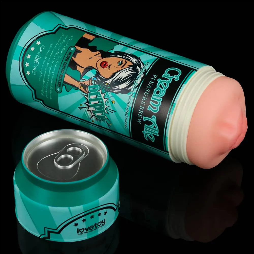 Pleasure Brew Masturbator Pocket Pussy -Cream Ale