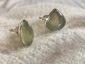 Prehnite with Epidote Akoni Ring - Mix (US 6.5 & 7)