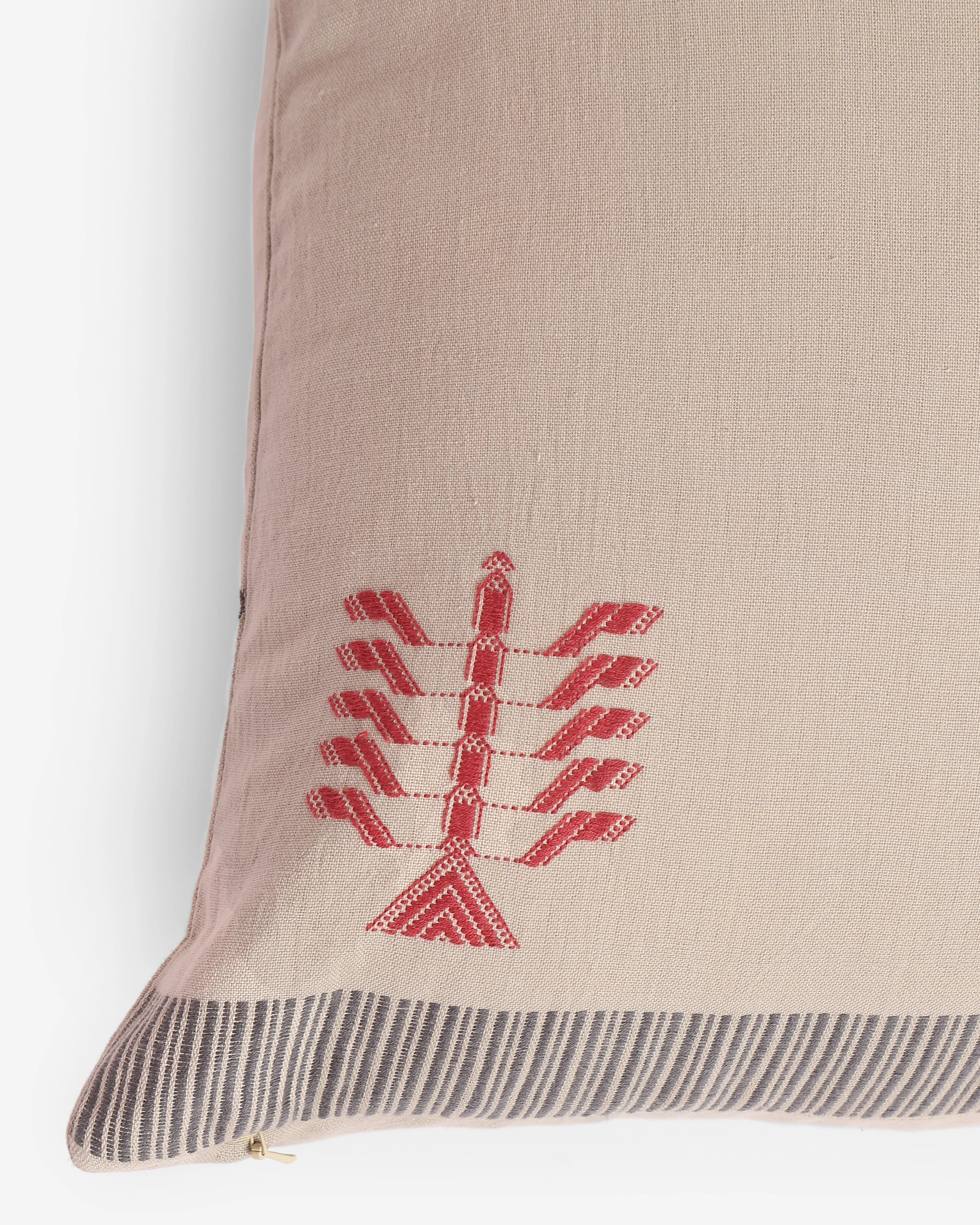Pushpagiri Extra Weft Cotton Cushion Cover