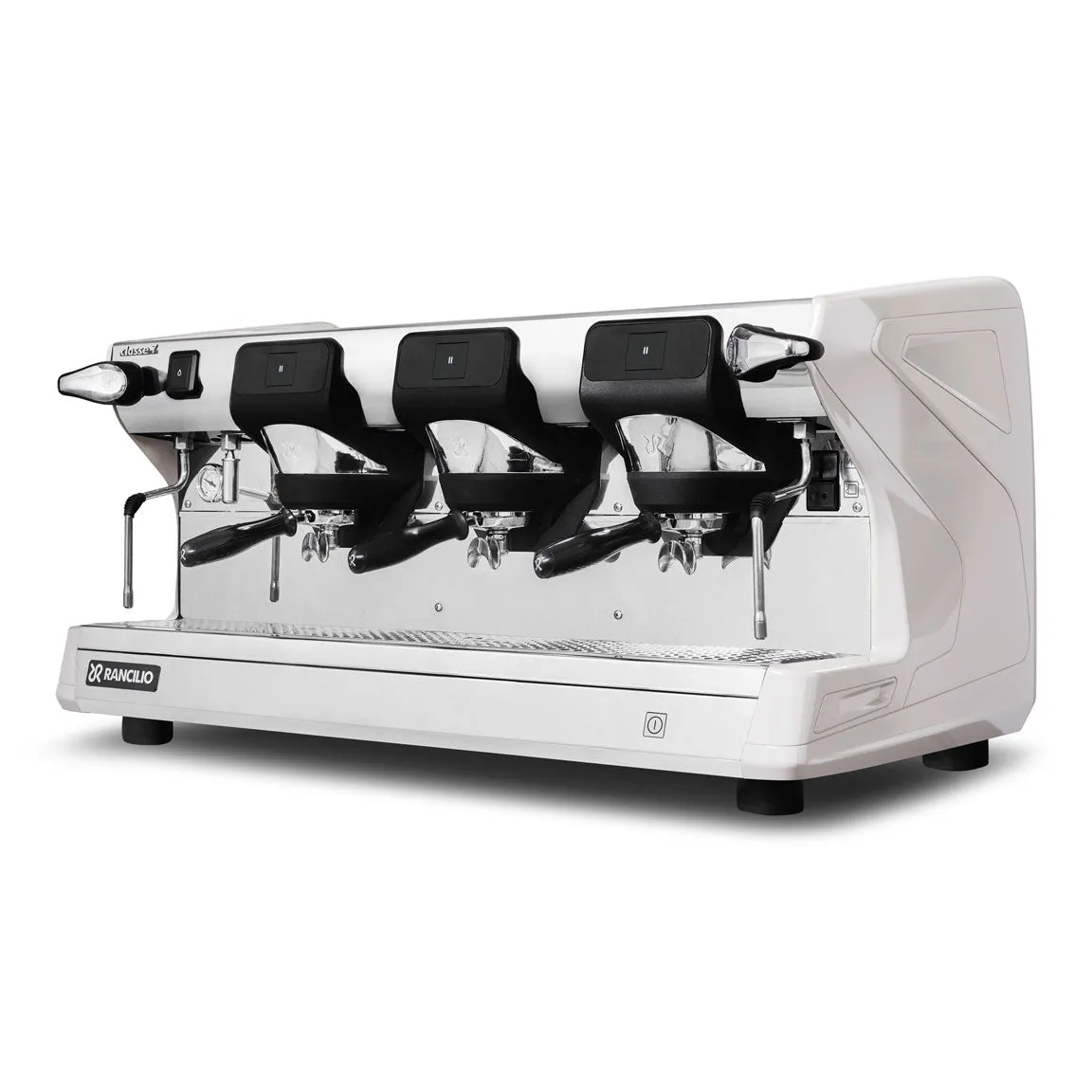 Rancilio Classe 7 S 3 Group Semi-Automatic Espresso Machine - Ice White