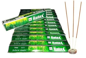Relax Natural Mosquito Repellent Camphor and Lemon Grass Incense Sticks -120 Piece