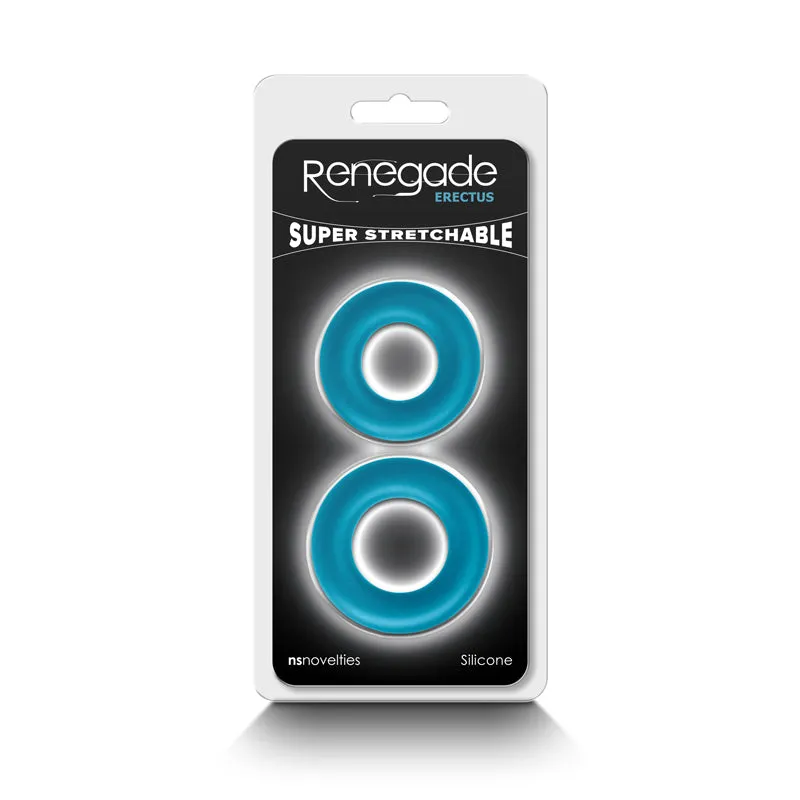 Renegade Erectus Super-Stretchable Cock Ring Set 2 Pieces