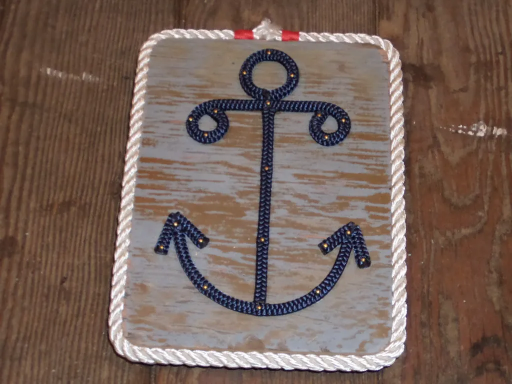 Rope Anchor Wall Hanging