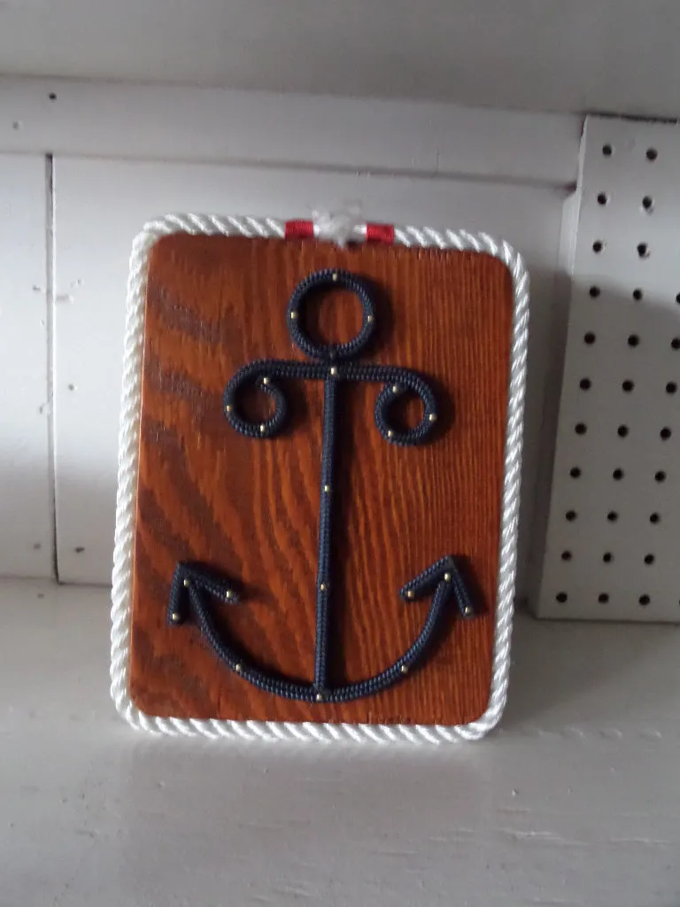 Rope Anchor Wall Hanging