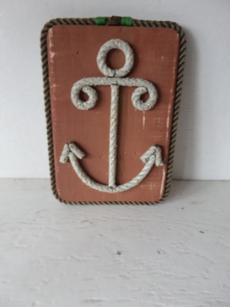 Rope Anchor Wall Hanging