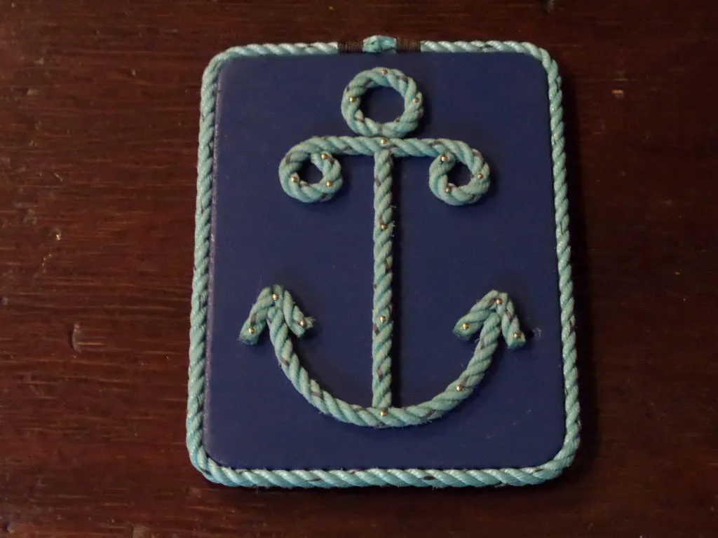 Rope Anchor Wall Hanging