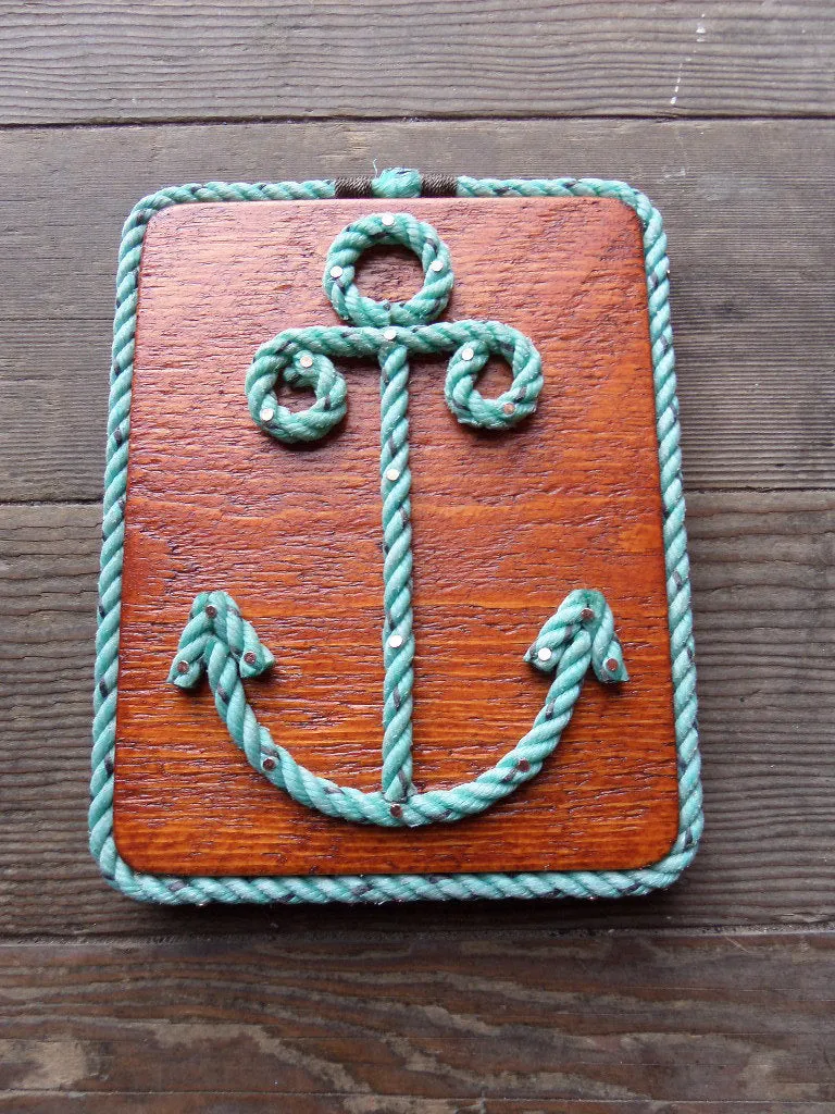 Rope Anchor Wall Hanging