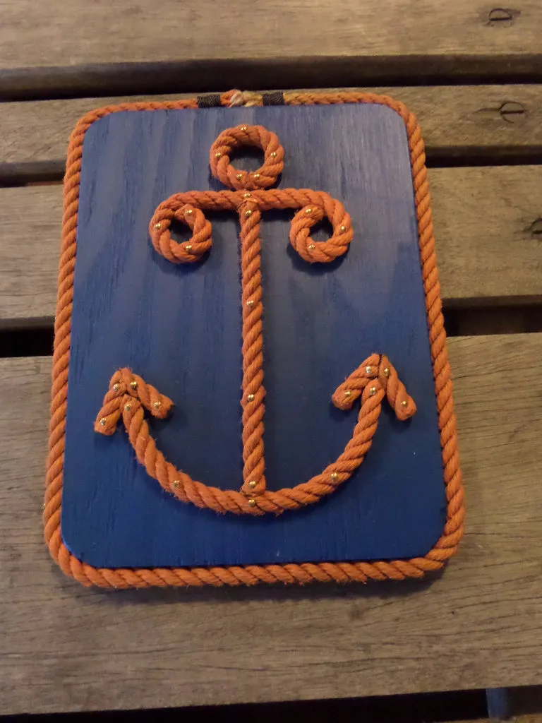Rope Anchor Wall Hanging
