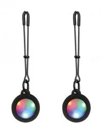 Silicone Light Up Tweezer Nipple Clamps | Adjustable | Charmed