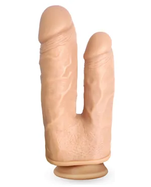 Skinsations Duplexx Vibrating & Rotating Double Dildo - Realistic