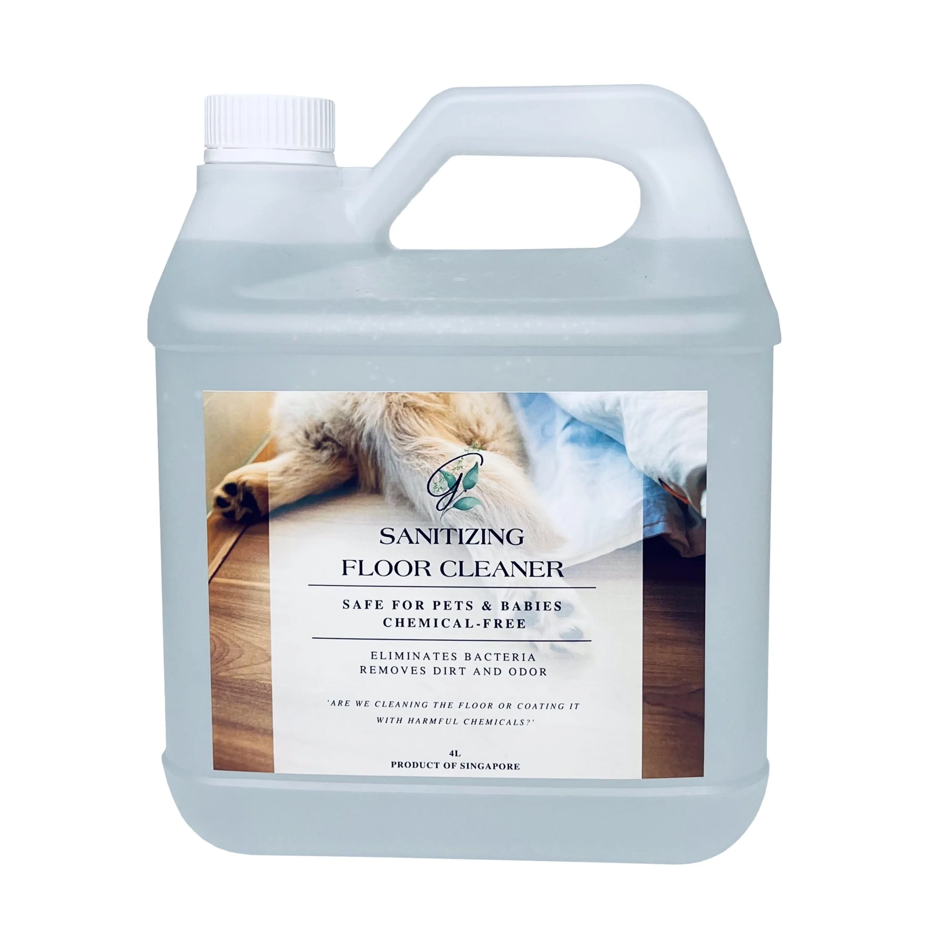Soap-Free Sanitizing Floor Cleaner, Baby & Pet Safe