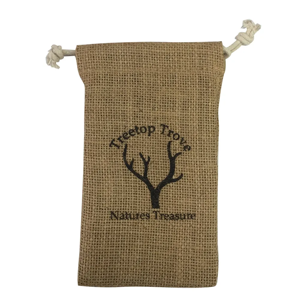 Stock Jute Drawstring Bag-Small(SJB-10T)