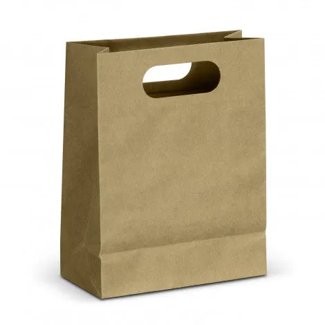 Stock Kraft Die Cut Handle Paper Bag Portrait-Medium (SKP-17T)