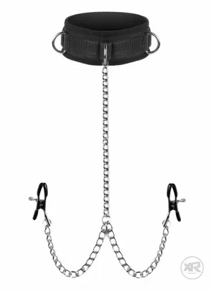 Submission Collar and Nipple Clamps
