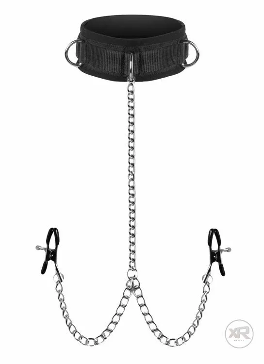 Submission Collar and Nipple Clamps
