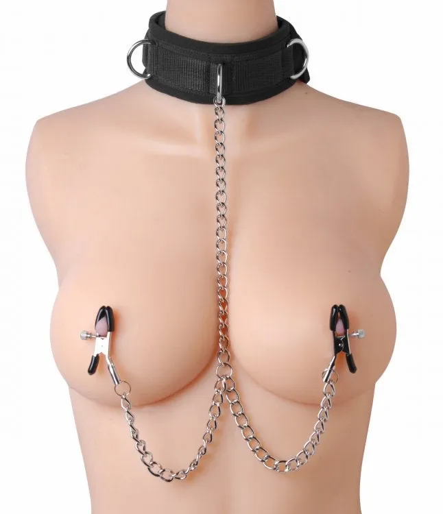 Submission Collar and Nipple Clamps