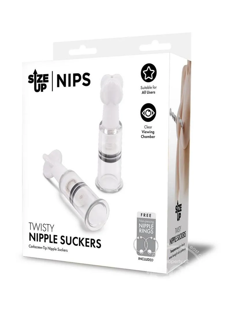 Twisty Nipple Suckers - Small