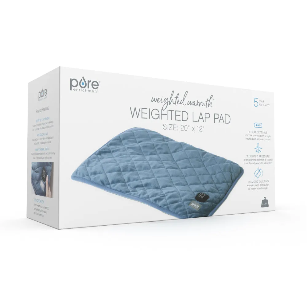 WeightedWarmth™ Weighted Lap Pad with Heat