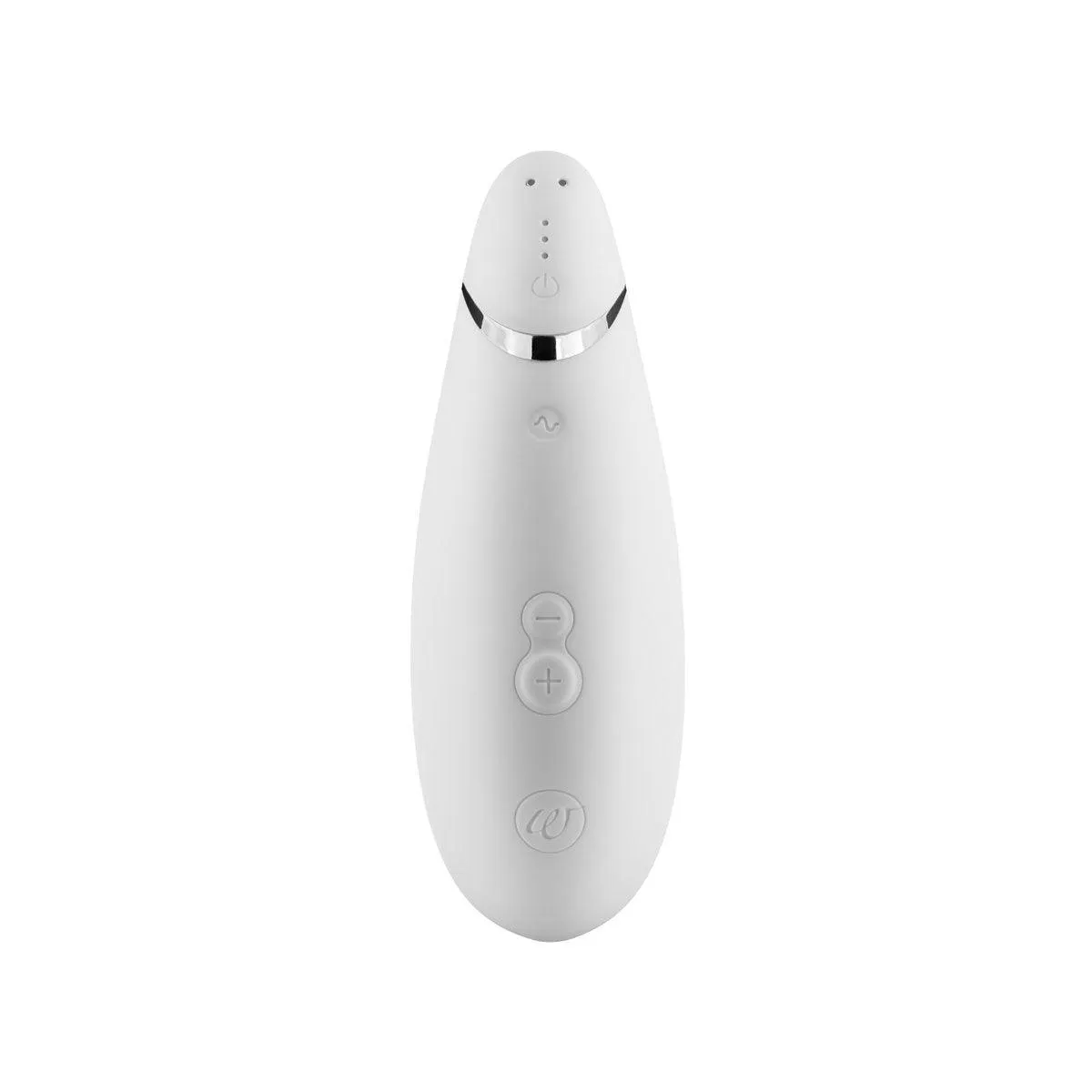 Womanizer Premium White/Chrome Suction Toy