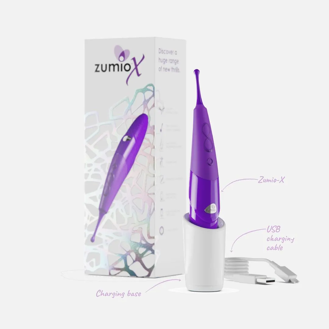 Zumio Xena 8 Speed Rotating Clit Stimulator for Quick Intense Orgasms Purple